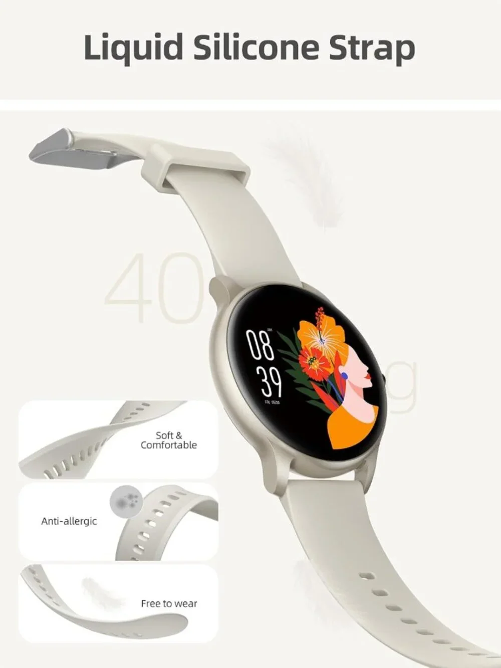 Smartwatch with Call Function, Fitness Tracker for Men & Women, Health Monitor